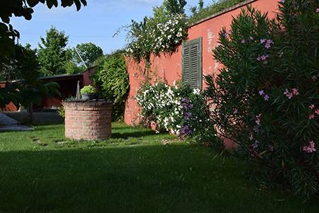 The old well and the Rose Balcony